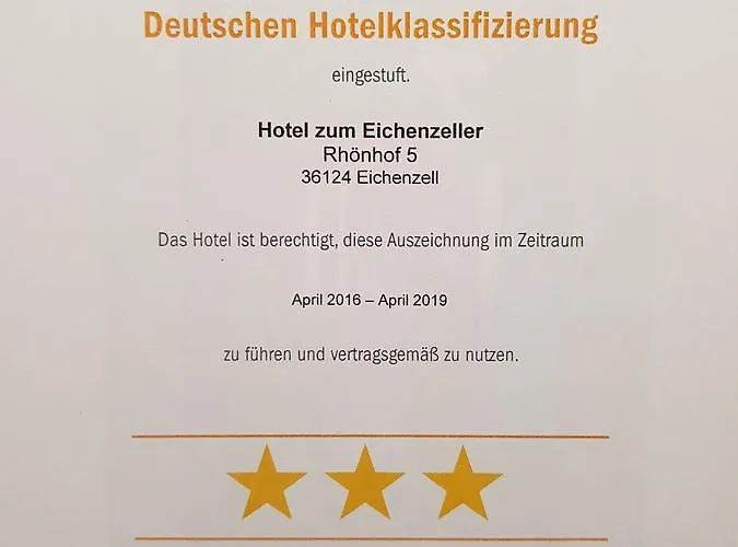 Zum Eichenzeller Hotel 3*